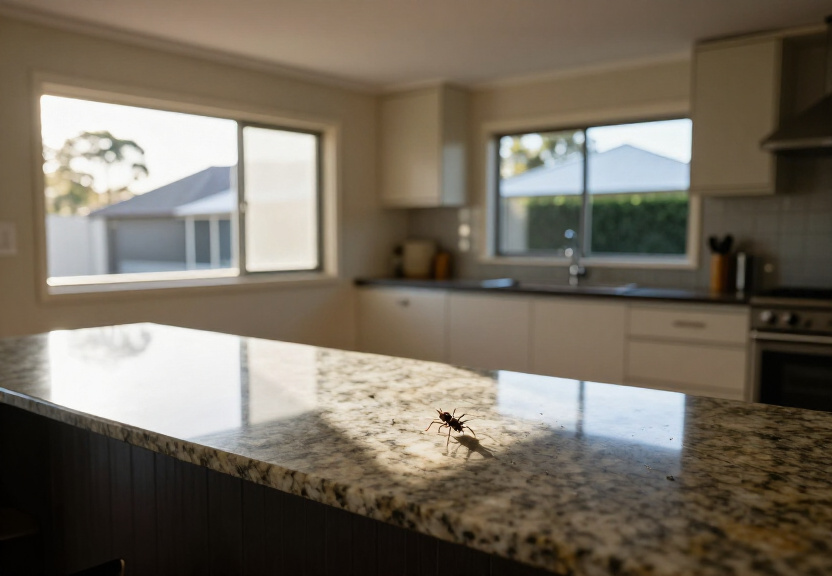 Spider-free roof void in Elanora Heights after treatment